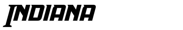 Indiana font preview